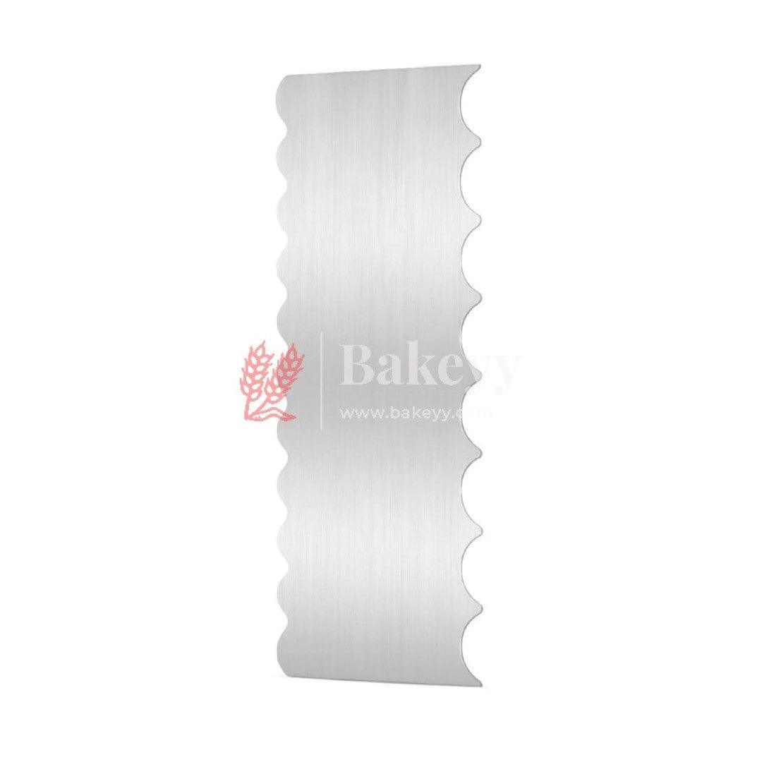 Stainless Steel Cake Scraper - Bakeyy.com - India - Stainless Steel Cake Scraper - Default Title