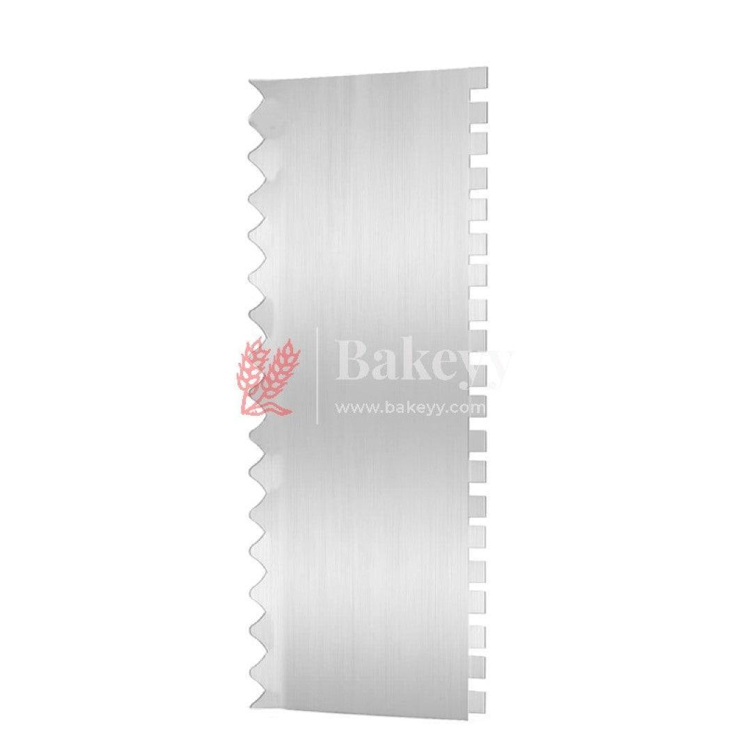 Stainless Steel Cake Scraper - Bakeyy.com - India - Stainless Steel Cake Scraper - Default Title