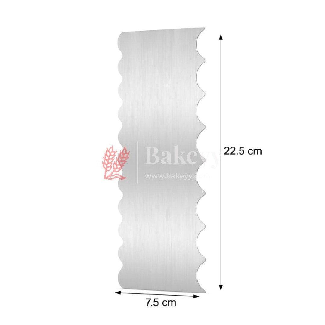 Stainless Steel Cake Scraper - Bakeyy.com - India - Stainless Steel Cake Scraper - Default Title