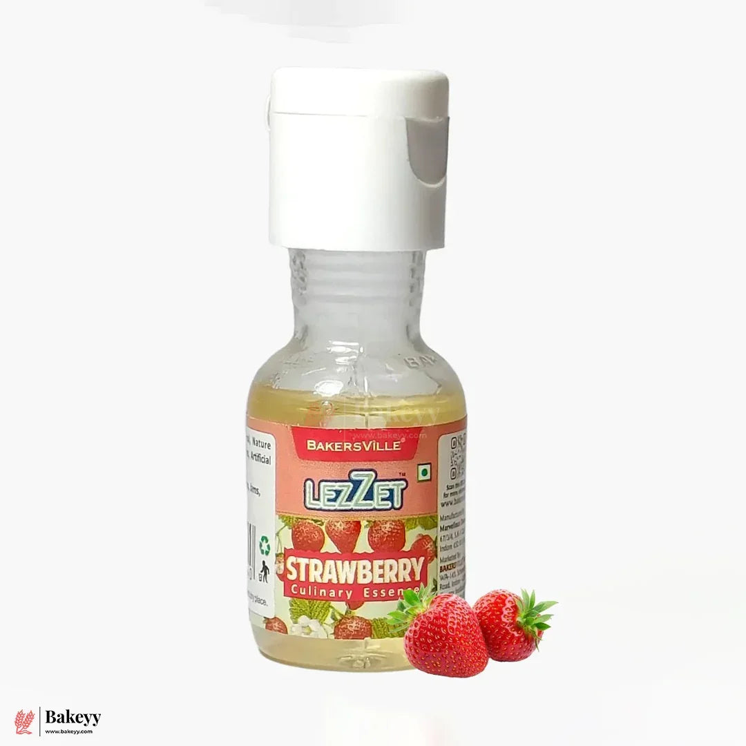 Lezzet Strawberry Culinary Essence – 20ml - Bakeyy.com - India - Lezzet Strawberry Culinary Essence – 20ml - Default Title