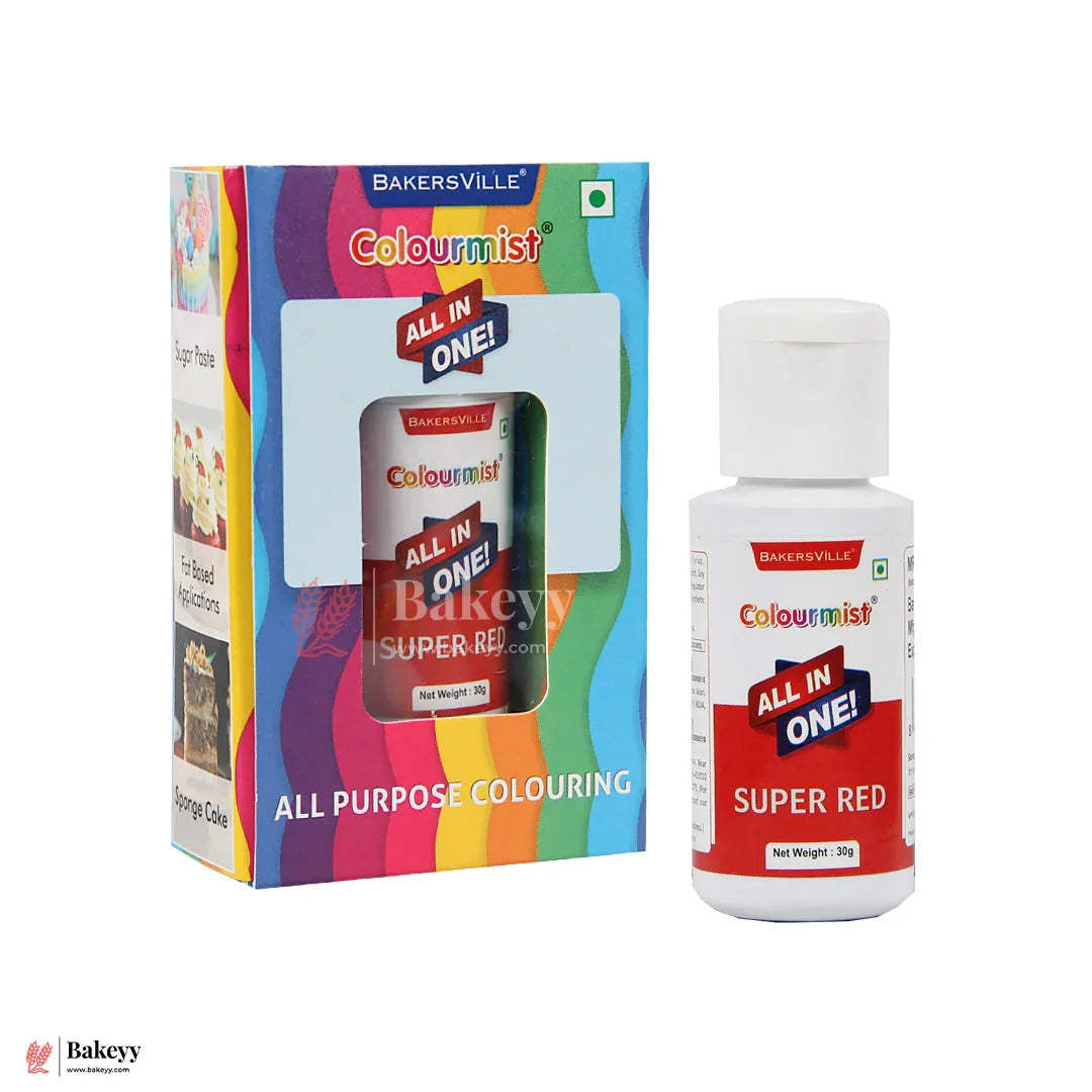 Colourmist Super Red | All-in-One Edible Food Colour - 30ml