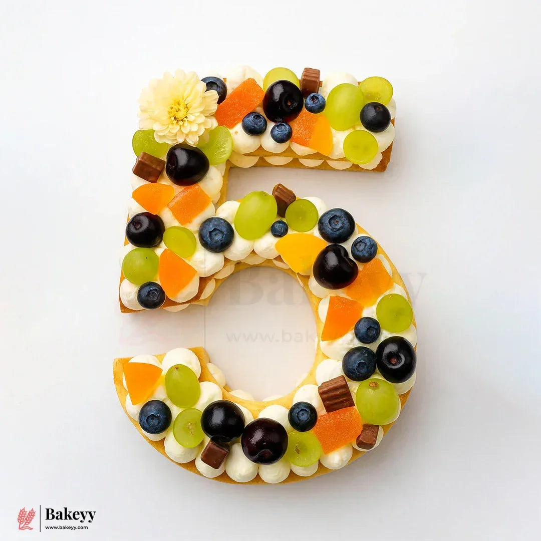 Silicone Number 5 Cake Mold – Non-Stick, Heat Resistant, Multipurpose Baking Mould (Pack Of 1) - Bakeyy.com - India - Silicone Number 5 Cake Mold – Non-Stick, Heat Resistant, Multipurpose Baking Mould (Pack Of 1) - Default Title