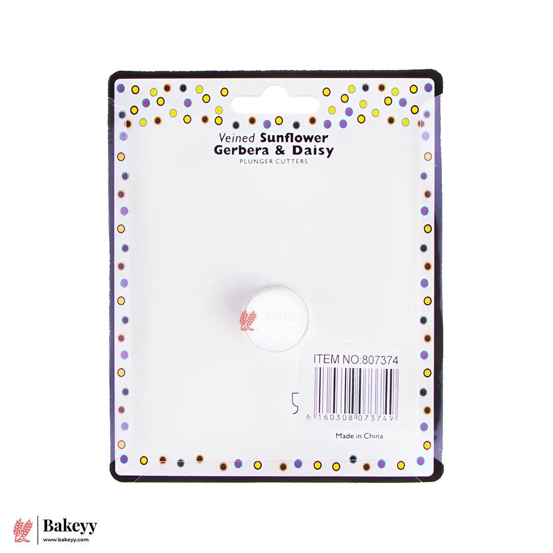 Plunger Cutter Fondant Mould Sunflower Gerbera & Daisy| 1 Piece - Bakeyy.com - India - Plunger Cutter Fondant Mould Sunflower Gerbera & Daisy| 1 Piece - Default Title