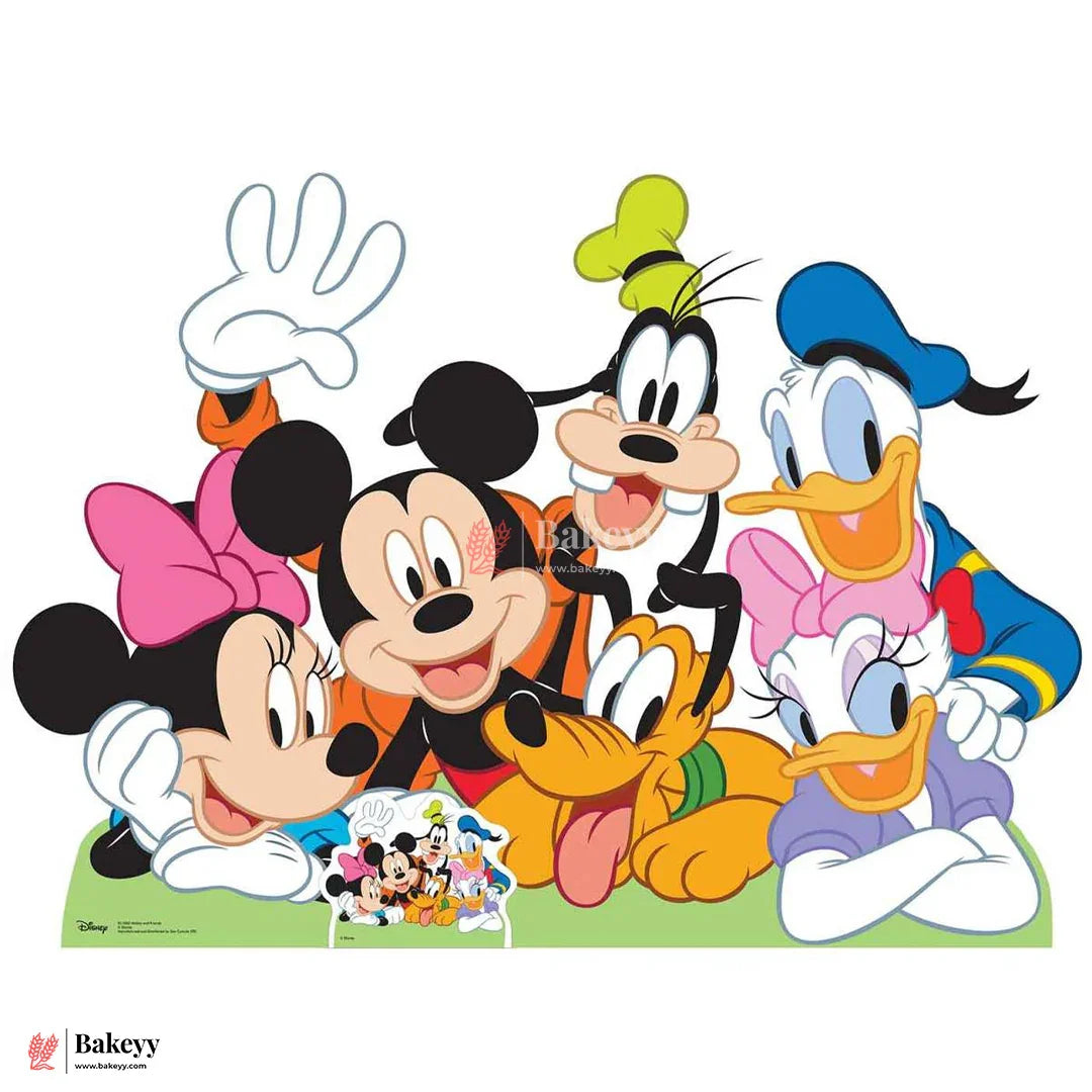 Pre-Cut | Edible Wafer | Mickey Mouse And Friends| Pack Of 10