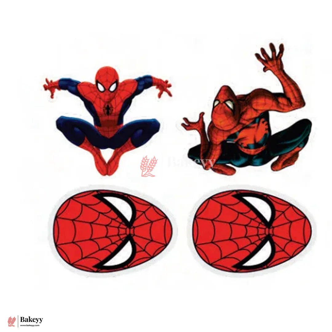 Pre-Cut | Edible Wafer | Spider Man Theme | Pack Of 8