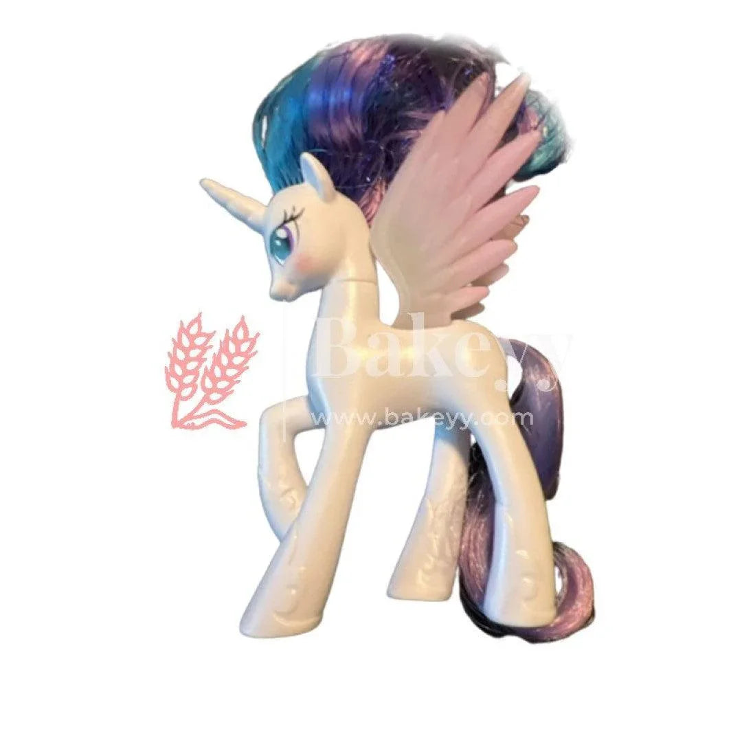 white-unicorn-cake-topper-decoration-for-birthday-party-baby-shower-wedding-or-doll-cake-topper-bakeyy-com-5 - Bakeyy.com