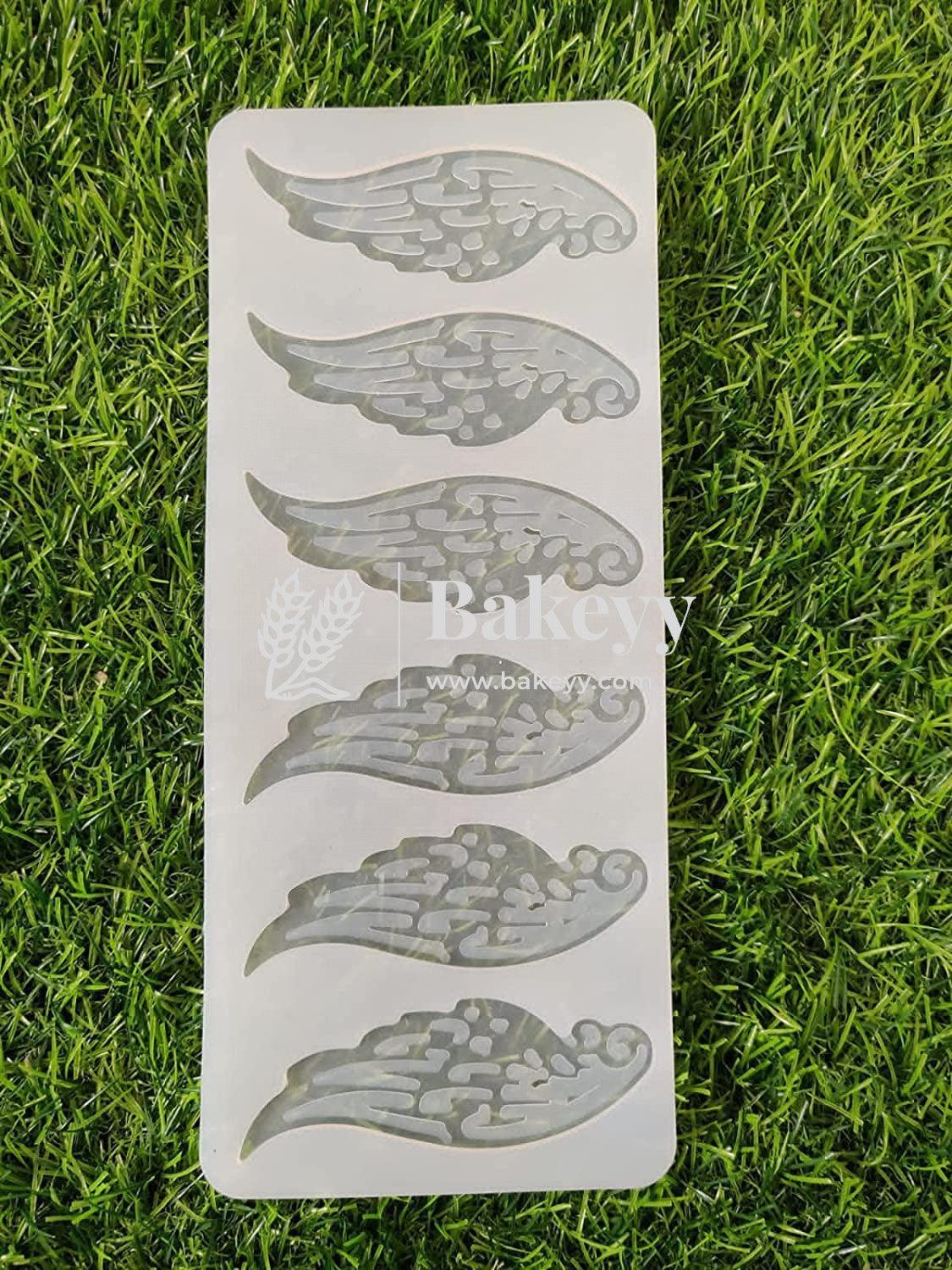 wings-designer-garnishing-chocolate-mould-bakeyy-com - Bakeyy.com