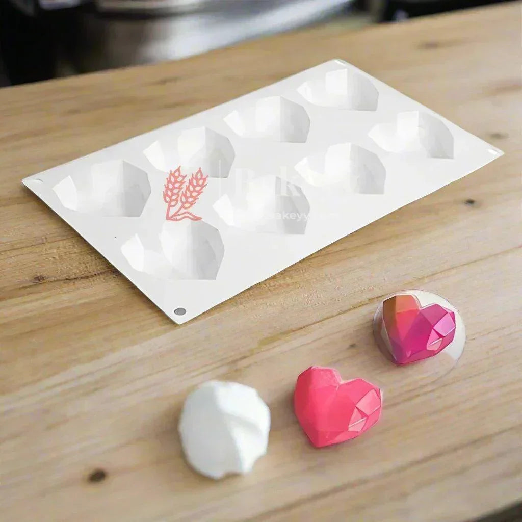 Heart Silicone Chocolate Mould | Chocolate Making and Shaping Mould | - Bakeyy.com - India - Heart Silicone Chocolate Mould | Chocolate Making and Shaping Mould | - Default Title