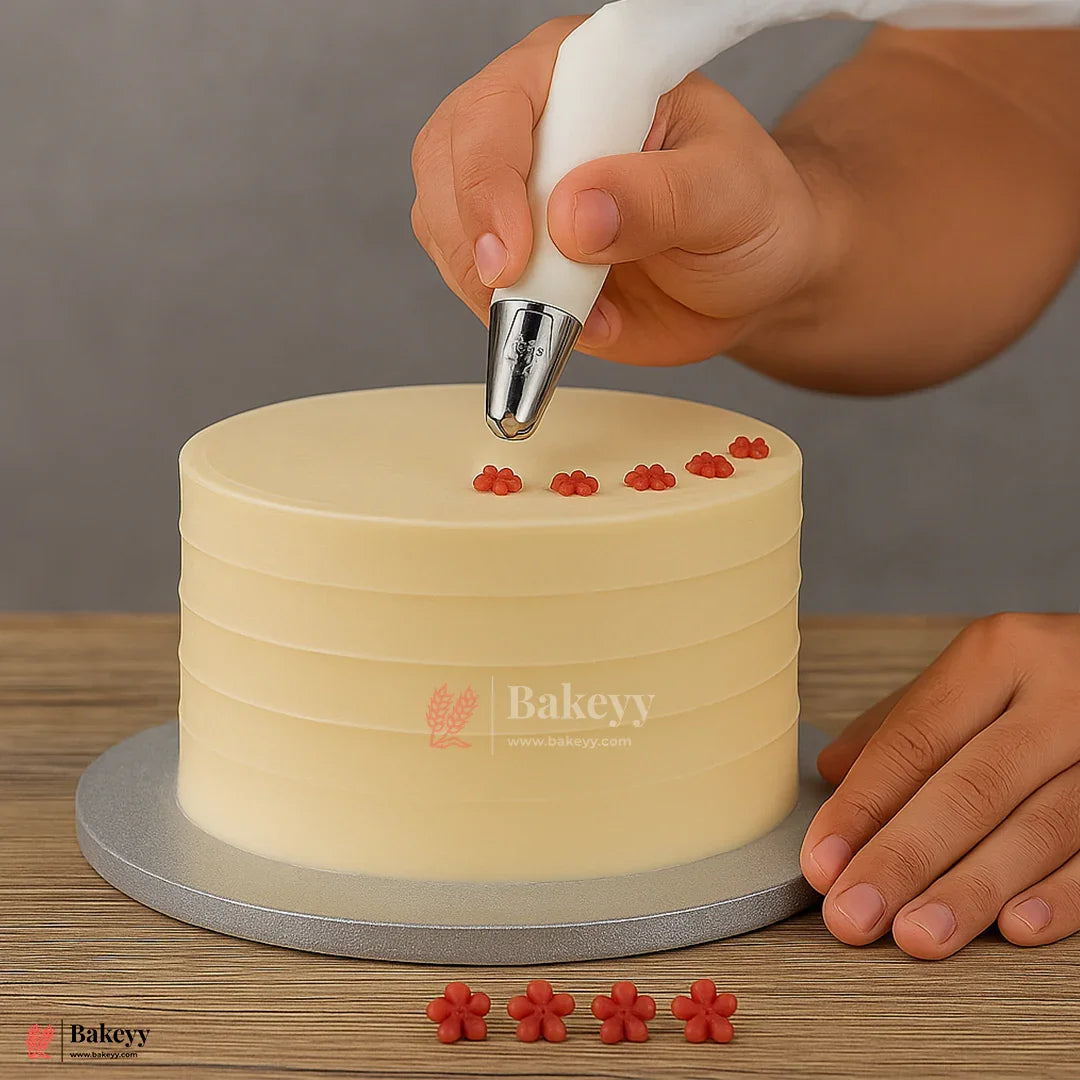 Small Nozzle No.28 – Stainless Steel Piping Tip for Cake Decoration