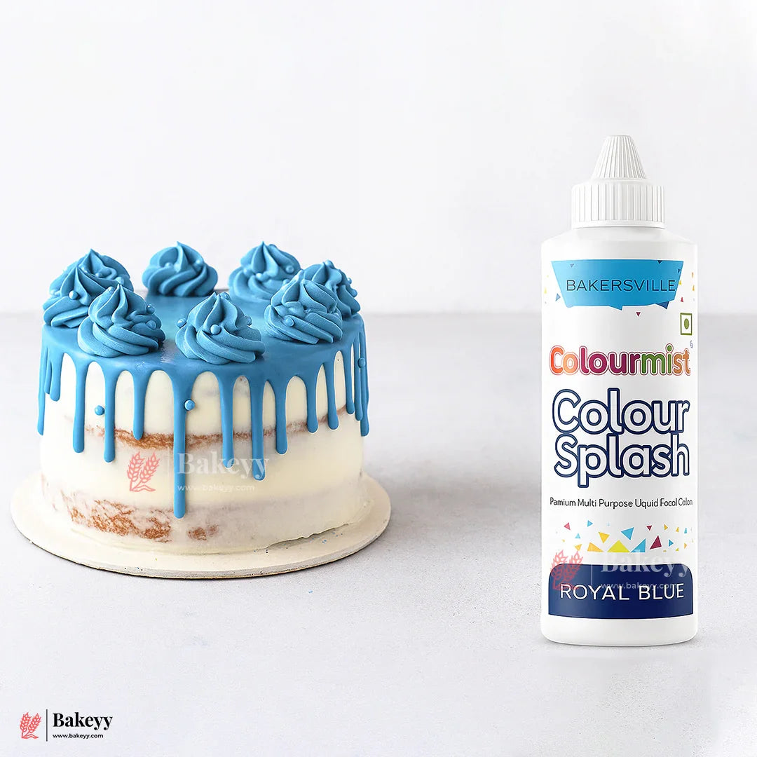 Colourmist Royal Blue Liquid Food Color – Premium Edible Gel for Cakes, Frosting & Desserts