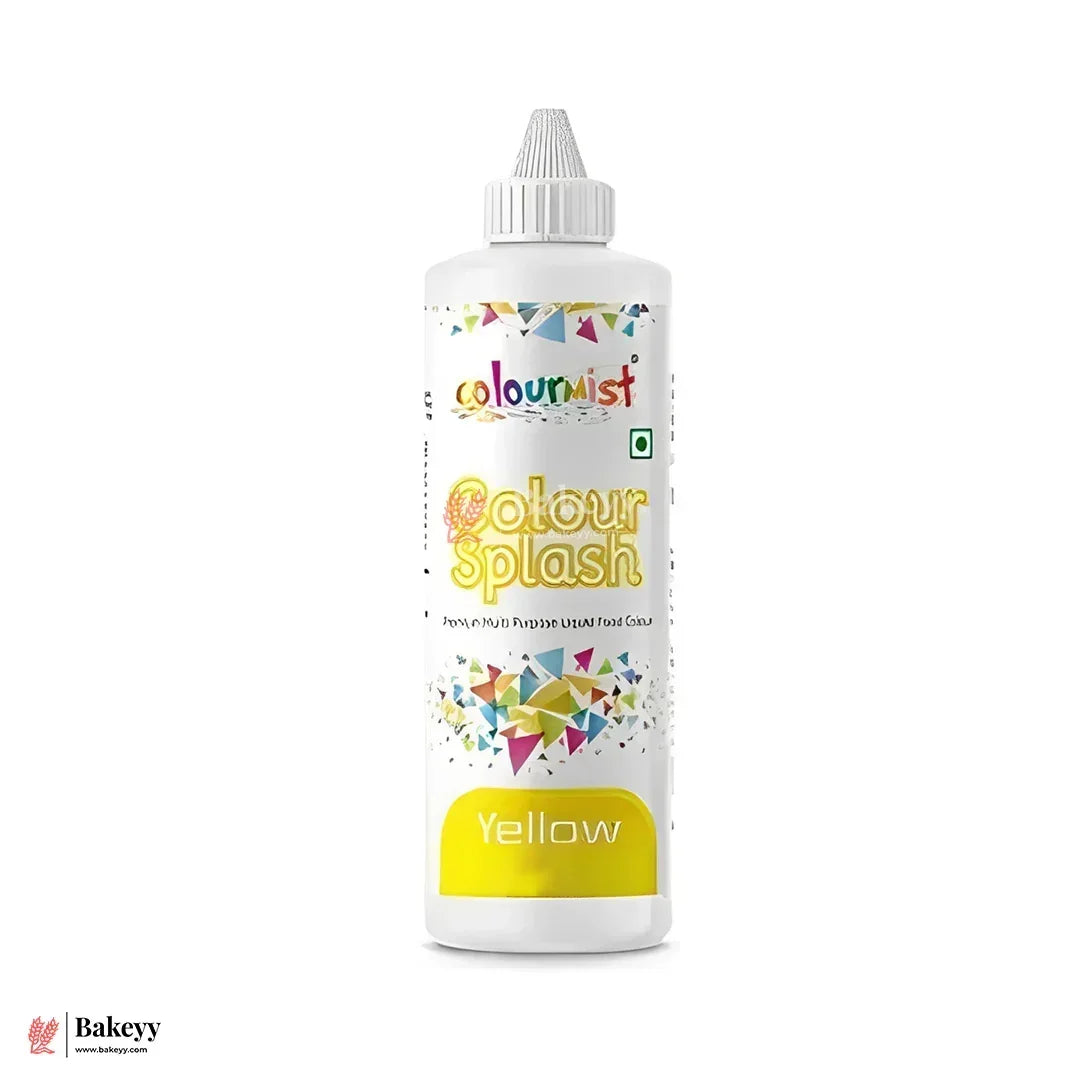 200 g | Colourmist Liquid Food Color | Premium Edible Gel for Cakes, Desserts & Frosting | Pack of 1 - Bakeyy.com - India - 200 g | Colourmist Liquid Food Color | Premium Edible Gel for Cakes, Desserts & Frosting | Pack of 1 - Yellow 250.00