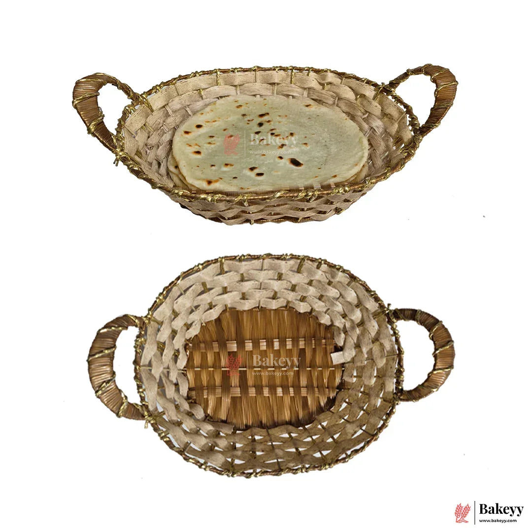 Multipurpose Plastic Storage Basket with Handle | Wicker basket – Ventilated Organizer for Kitchen & Office - Bakeyy.com - India - Multipurpose Plastic Storage Basket with Handle | Wicker basket – Ventilated Organizer for Kitchen & Office - Default Title