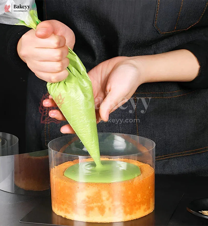 Transparent Cake Collars Roll – 12cm Acetate Film for Cake Decoration & Dessert Layering| 10 Meter Roll - Bakeyy.com - India - Transparent Cake Collars Roll – 12cm Acetate Film for Cake Decoration & Dessert Layering| 10 Meter Roll - Default Title