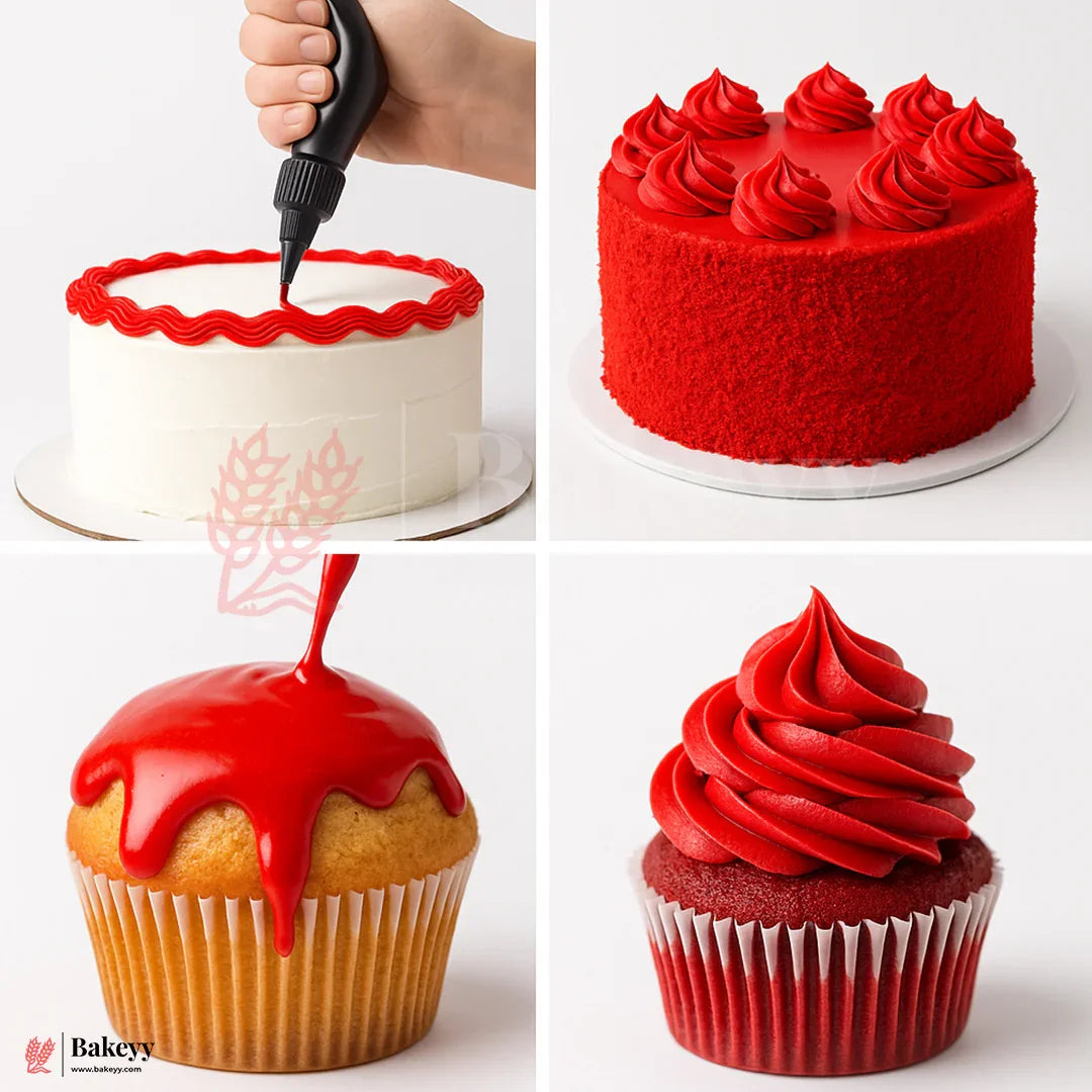 Sugarin Oil Color – Red Velvet Color | 30ml Food Grade Concentrated Color - Bakeyy.com - India - Sugarin Oil Color – Red Velvet Color | 30ml Food Grade Concentrated Color - Default Title