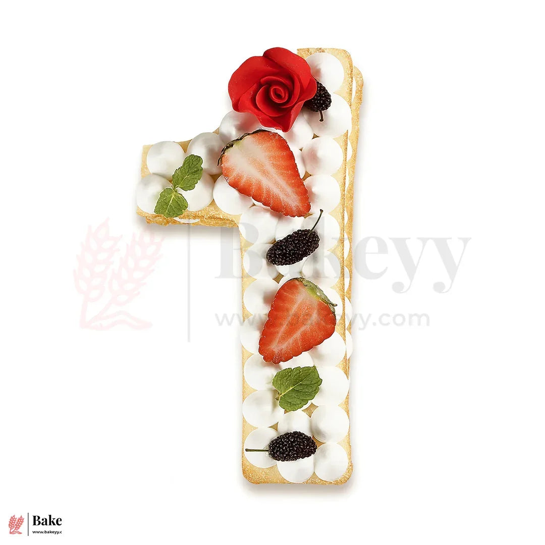 Premium Number 1 Silicone Cake Mold – Non-Stick, Food-Grade, for Birthday & Anniversary Cakes (Pack Of 1) - Bakeyy.com - India - Premium Number 1 Silicone Cake Mold – Non-Stick, Food-Grade, for Birthday & Anniversary Cakes (Pack Of 1) - Default Title