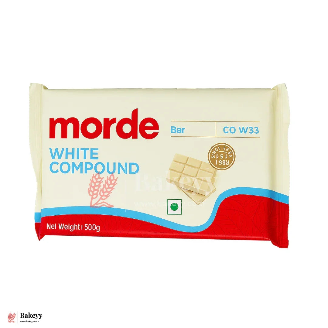 Morde White Compound Chocolate Bar – 500g - Bakeyy.com - India - Morde White Compound Chocolate Bar – 500g - Default Title