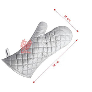 silver-coated-cotton-fabric-heat-resistant-oven-gloves-household-bakery-heat-resistant-microwave-oven-gloves-bakeyy-com-6 - Bakeyy.com