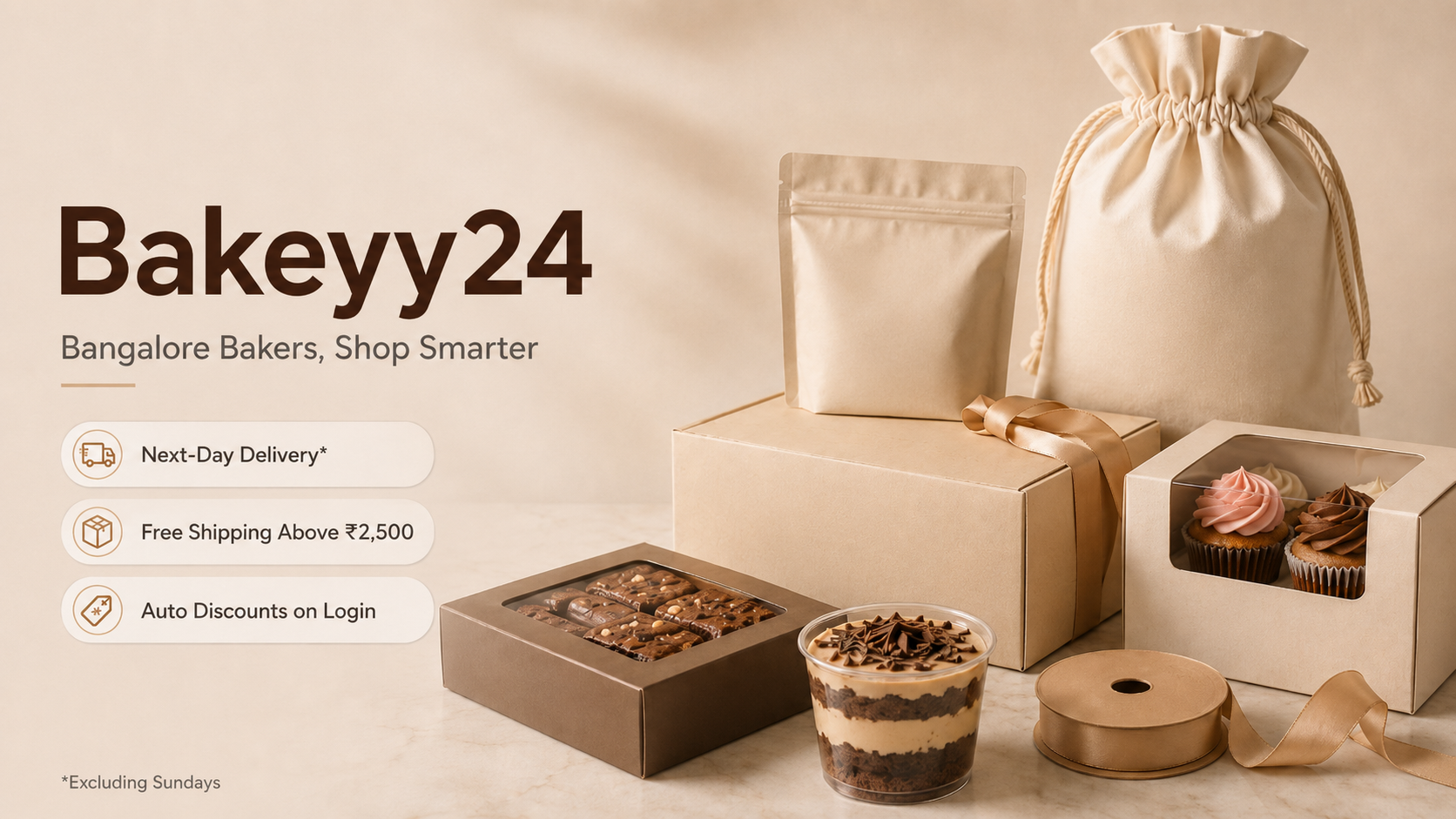 Bakeyy24 Bangalore: Next-Day Baking Supplies Delivery with Auto Discounts