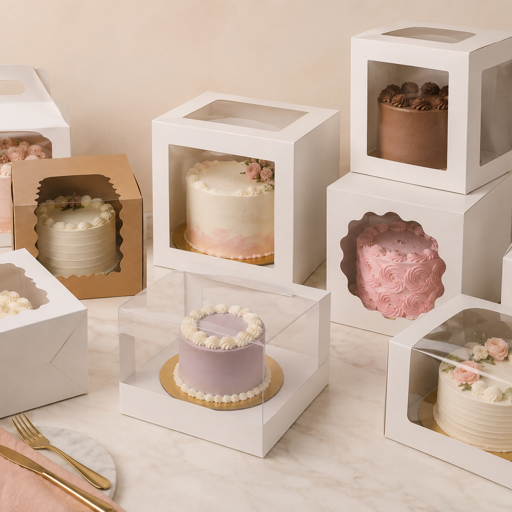 Cake Box Dimensions Explained: Which Box Fits a 500g, 1kg & 2kg Cake ...