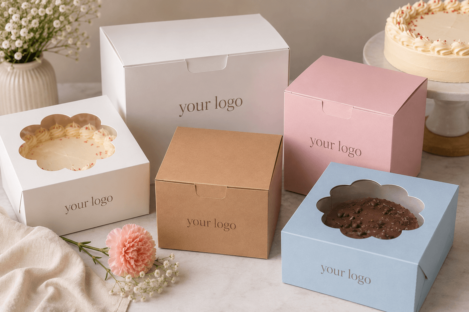 Custom Print Cake Boxes for Bakeries, Home Bakers & Cake Brands in India