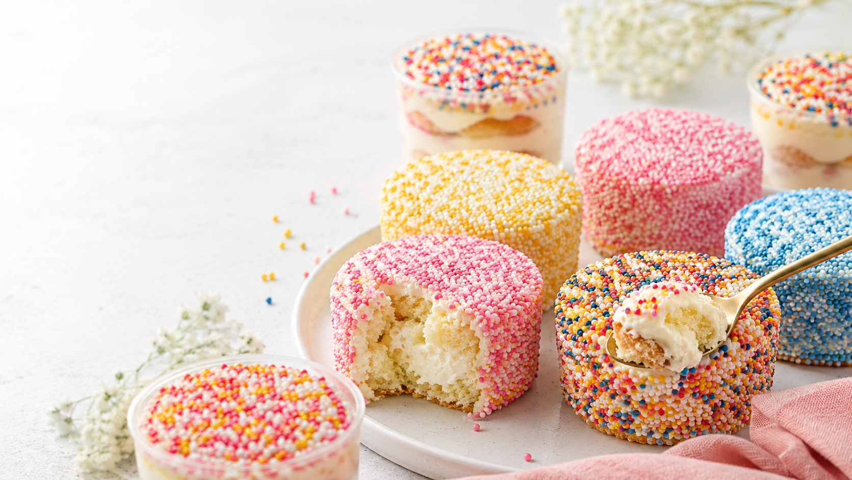 Viral Dot Cakes 2026: How to Make, Package, Price and Sell Sprinkle-Coated Mini Cakes in India