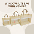 Window Jute Bag With Handle