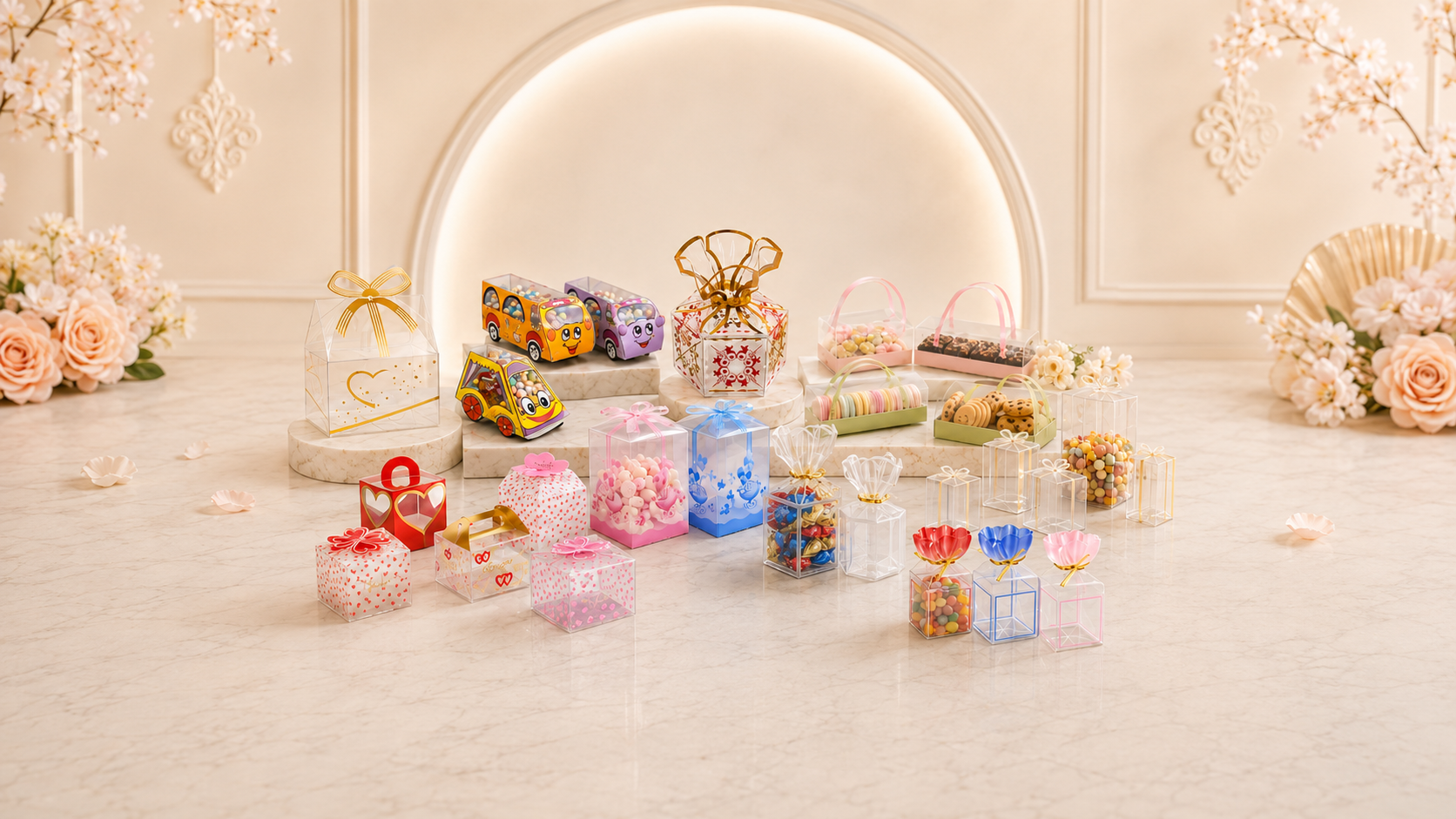 PVC Goodie Boxes - Bakeyy.com