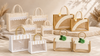 Window Jute Bag With Handle - Bakeyy.com