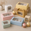 Custom Logo Print Cupcake Boxes