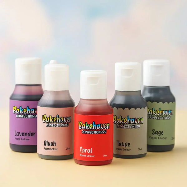Pastel Gel Colours - Bakeyy.com
