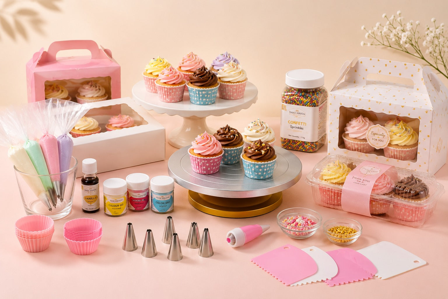 Cupcake Making & Packaging