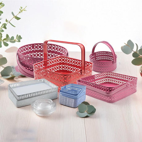 Coloured Metal Baskets - Bakeyy.com