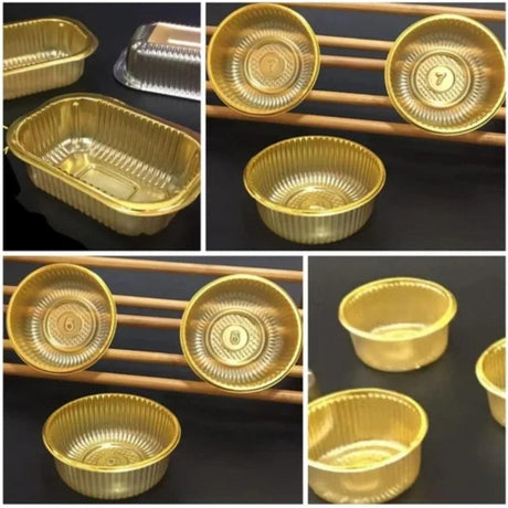 Golden Foil Tray - Bakeyy.com