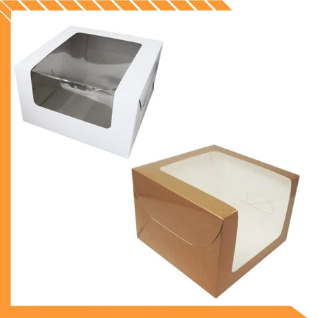 Plain ITC Window Cake Box - Bakeyy.com