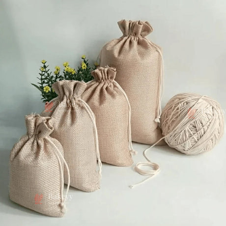 Plain Jute Potli Bag - Bakeyy.com