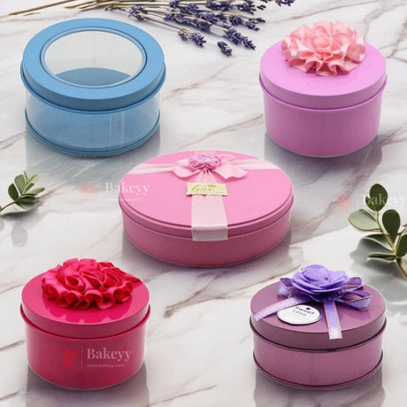 Round Tin Box - Bakeyy.com