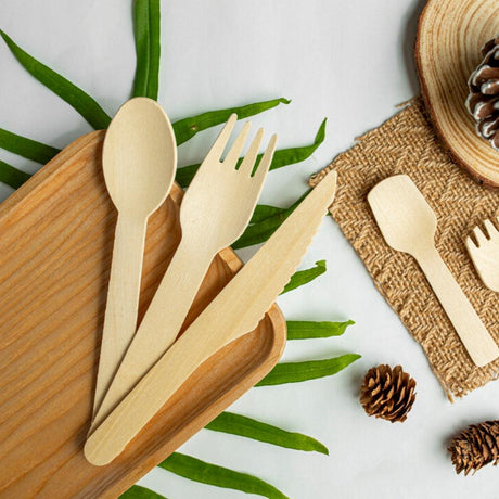 Wooden Cutlery - Bakeyy.com