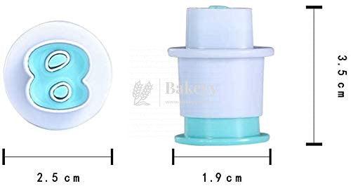 0-9 Numbers Fondant Plunger Cutter Mould - Bakeyy.com