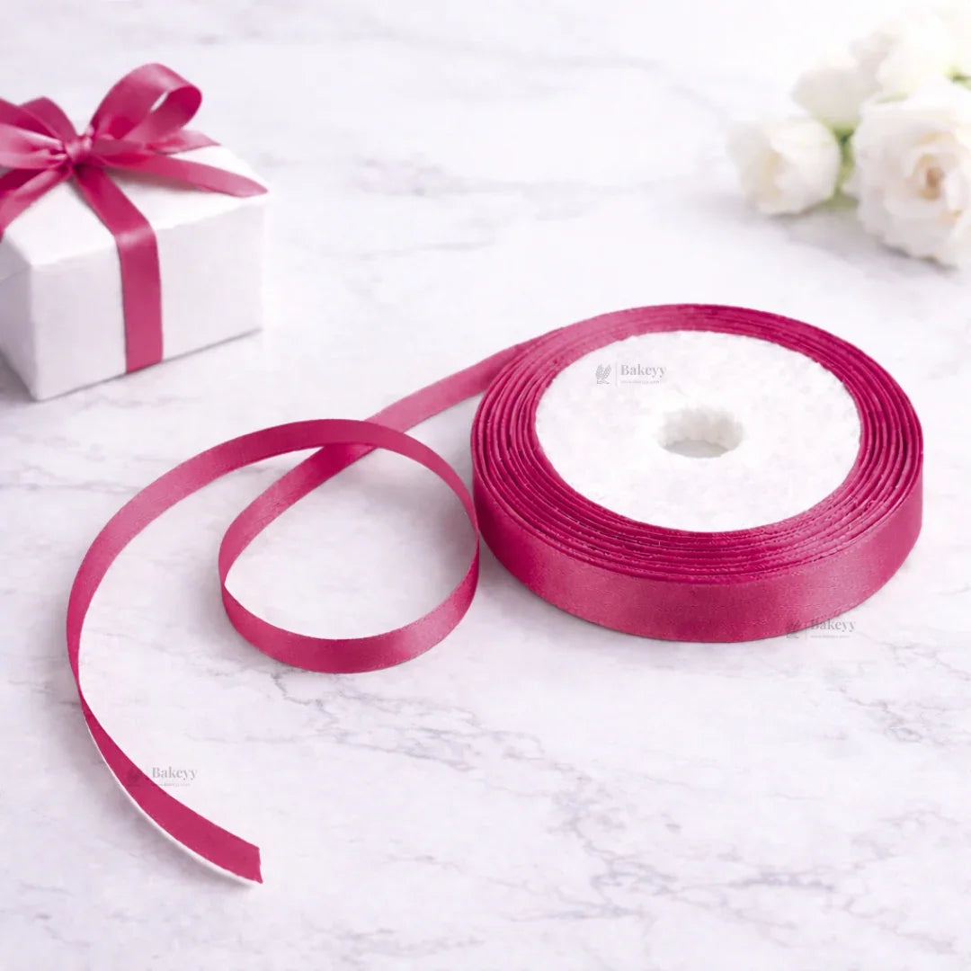 0.25InchSatinRibbonRollPremiumDecorativeGiftWrappingRibbonforPackaging_14 - Bakeyy.com