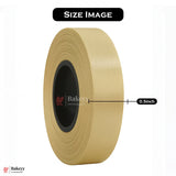 0.5 inch | 18 Mtr Gold Satin Ribbon Roll – High-Quality Decorative Ribbon for Gift Wrapping & Crafts| 1 Roll