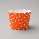 5 Cm | Polka Dot Mix Design | Muffin Cups | Scalloped Paper Design | Pack of 50