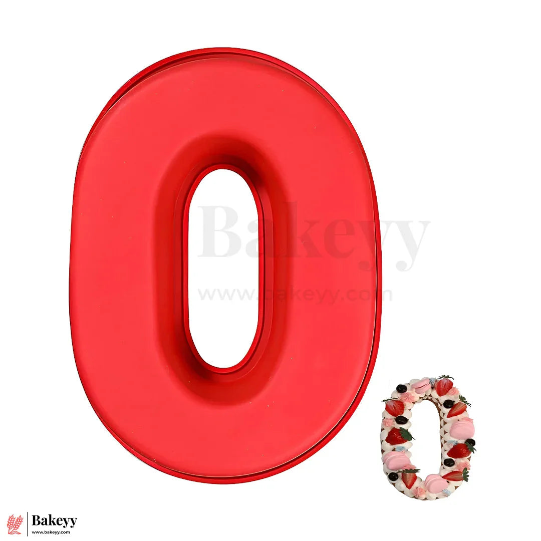 Silicone Number 0 Cake Mold – Non-Stick, Heat Resistant, Multipurpose Baking Mould (Pack Of 1)