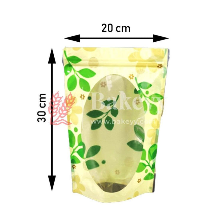 2 kg | Zip Lock Pouch | Printed With Window | 20x30 CM | Standing Pouch | Pack Of 50| - Bakeyy.com - India - 2 kg | Zip Lock Pouch | Printed With Window | 20x30 CM | Standing Pouch | Pack Of 50| - Default Title