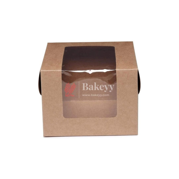 1 Brownie Box Kraft | Pack Of 10 - Bakeyy.com