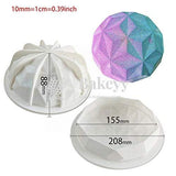 1 Cavity Silicone Gemma 3D Diamond Shaped Molds for Cake and Round Gemma Cake Mold - Bakeyy.com - India - 1 Cavity Silicone Gemma 3D Diamond Shaped Molds for Cake and Round Gemma Cake Mold - Default Title