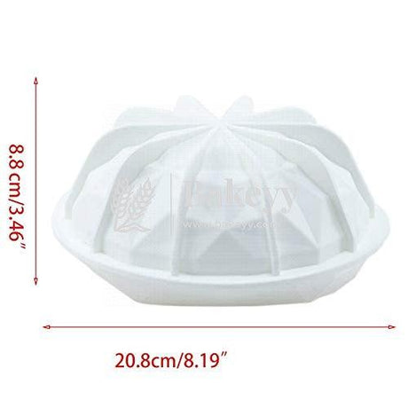 1 Cavity Silicone Gemma 3D Diamond Shaped Molds for Cake and Round Gemma Cake Mold - Bakeyy.com - India - 1 Cavity Silicone Gemma 3D Diamond Shaped Molds for Cake and Round Gemma Cake Mold - Default Title