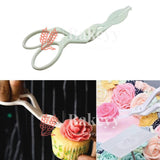 1 PC White Flower Lifter Plastic Scissor | Scissors for Lifting & Shifting | Tool for Icing Flowers - Bakeyy.com - India - 1 PC White Flower Lifter Plastic Scissor | Scissors for Lifting & Shifting | Tool for Icing Flowers - Default Title