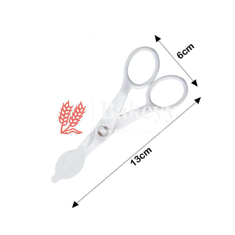 1 PC White Flower Lifter Plastic Scissor | Scissors for Lifting & Shifting | Tool for Icing Flowers - Bakeyy.com - India - 1 PC White Flower Lifter Plastic Scissor | Scissors for Lifting & Shifting | Tool for Icing Flowers - Default Title