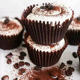 10 CM Brown Colour Cupcake Liners | 250 pcs | Baking Cup - Bakeyy.com - India - 10 CM Brown Colour Cupcake Liners | 250 pcs | Baking Cup - Default Title