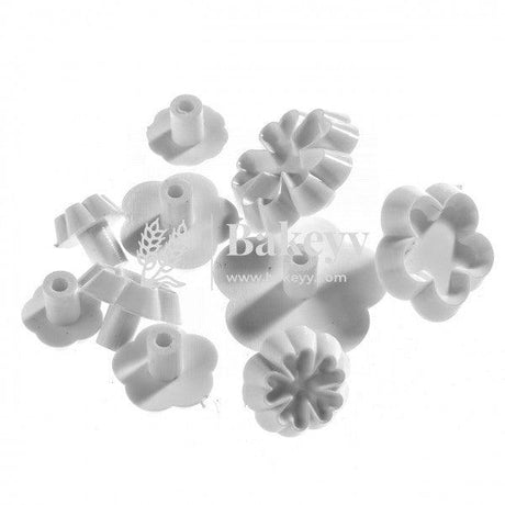 10 pcs Blossom Flower Cutter - Bakeyy.com - India - 10 pcs Blossom Flower Cutter - Default Title